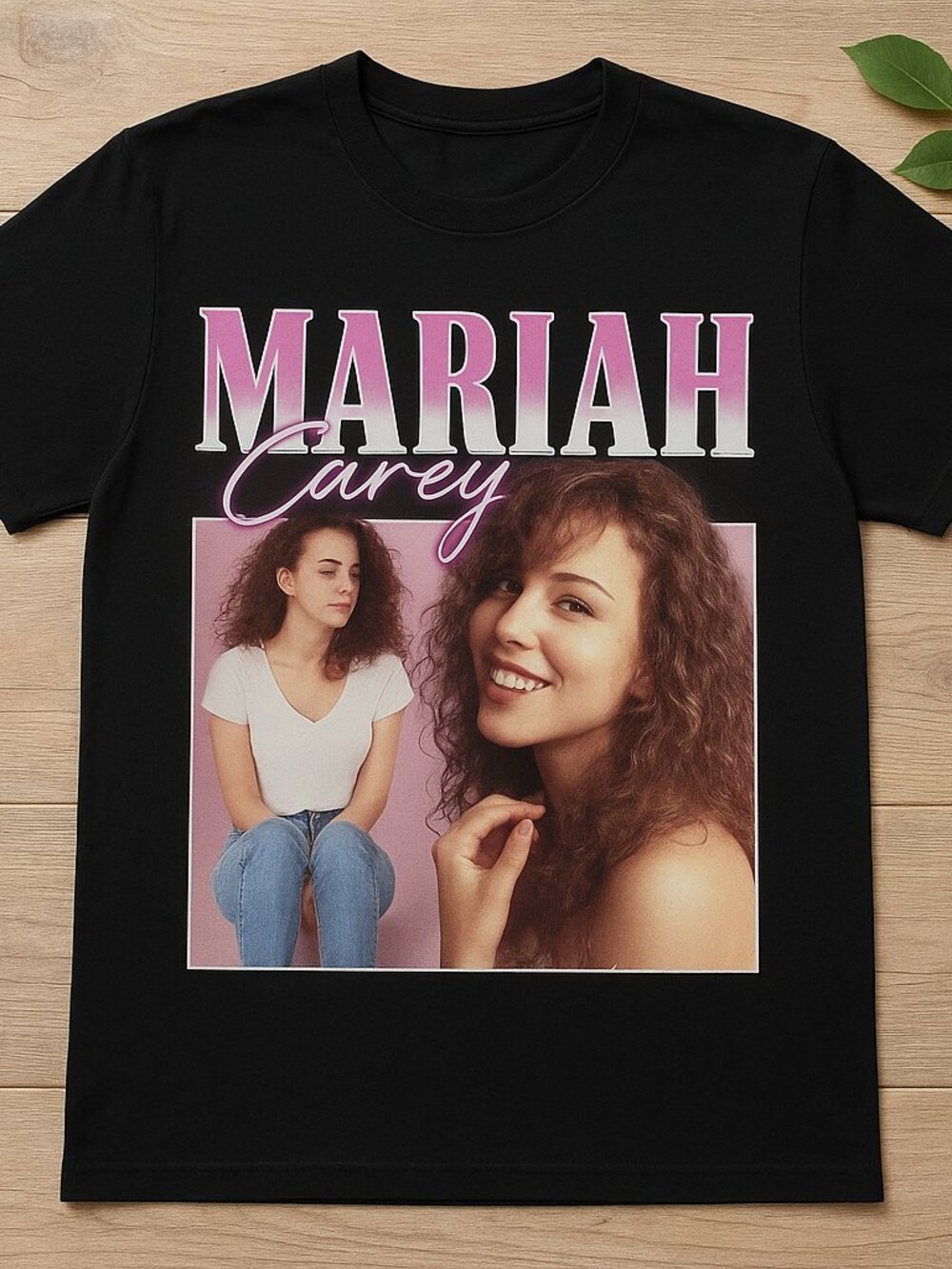 Mariah Carey Graphic Tee | Retro 90s Music Inspired T-Shirt | Black Unisex Shirt